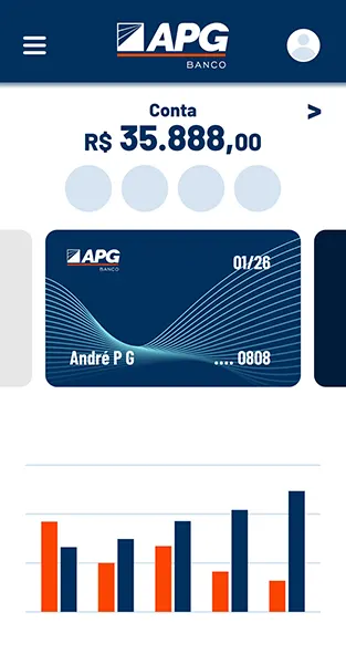 Abra sua conta digital grátis! | APG Banco